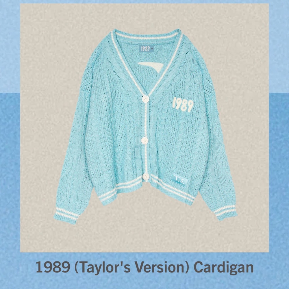 New authentic Taylor Swift 1989 Cardigan size XS/S